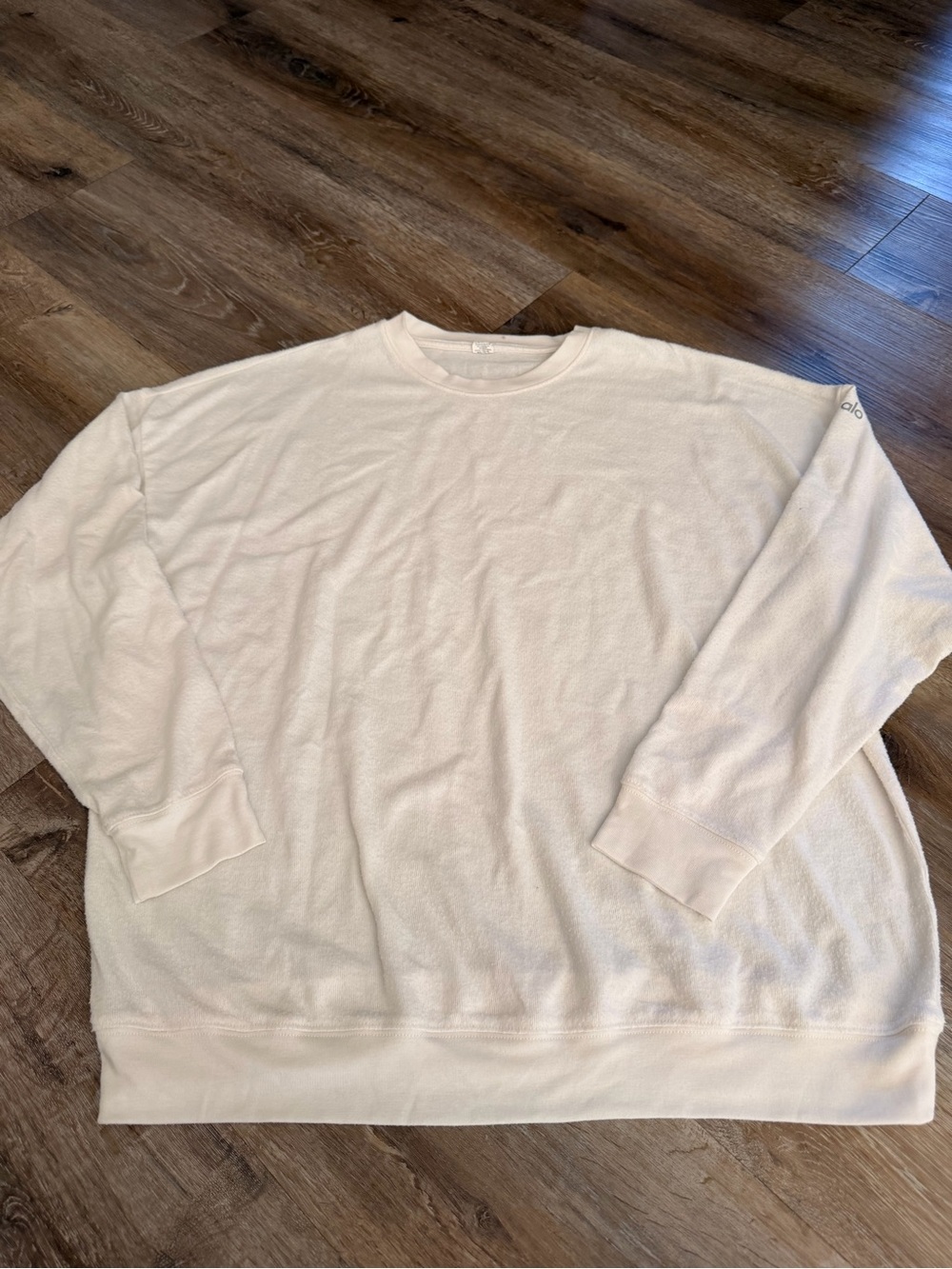 Alo Yoga Off White Crewneck